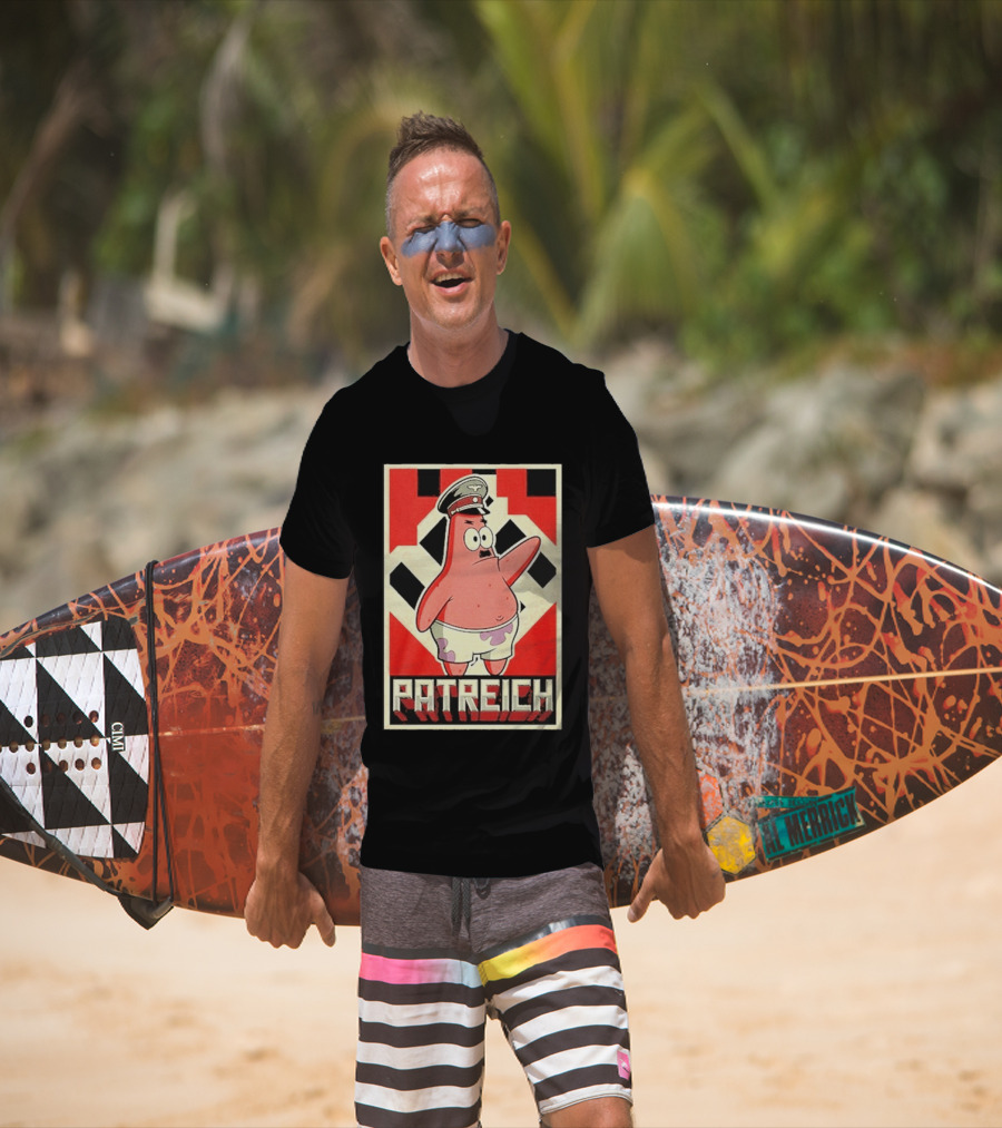 Sponge Patrick Hitler Star T-Shirt