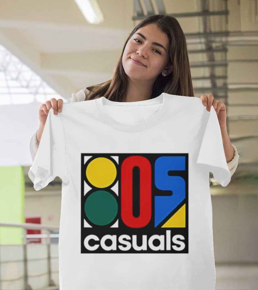 80s Casuals Retro Style Colorful Geometric Icon Collection T-Shirt