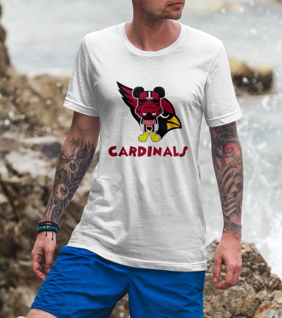 Arizona Cardinals Mickey Mouse Stormtrooper T-Shirt