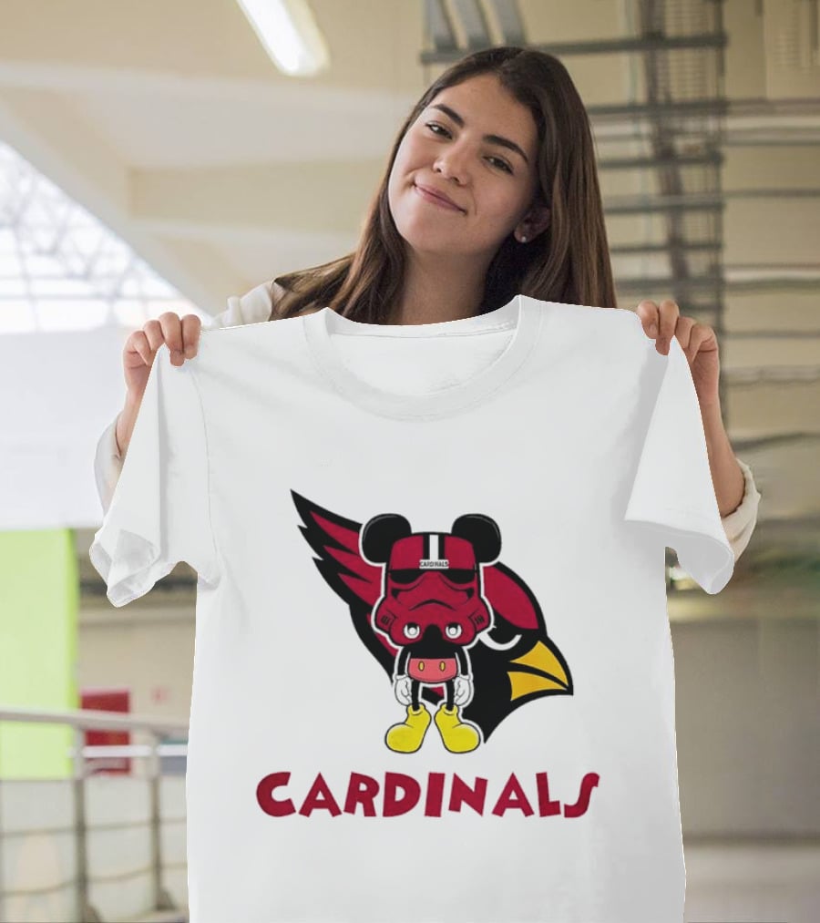 Arizona Cardinals Mickey Mouse Stormtrooper T-Shirt