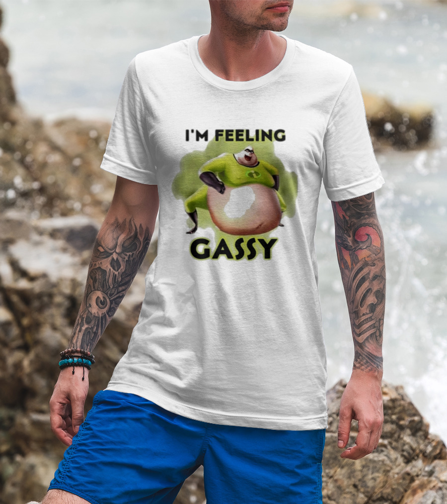 I'm Feeling Gassy Superhero Parody 2025 T-Shirt