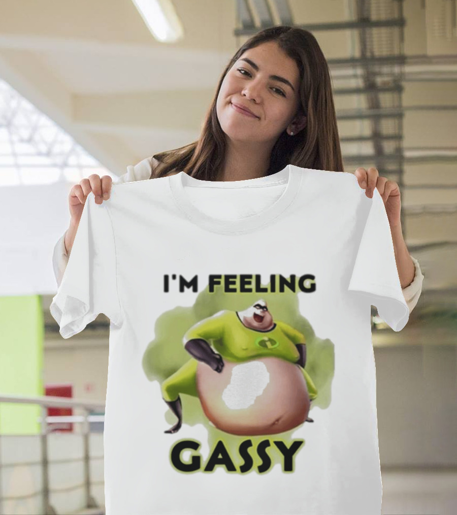 I'm Feeling Gassy Superhero Parody 2025 T-Shirt