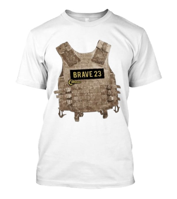 Awesome Camouflage Brave 23 Excellence Tactical Vest T-Shirt