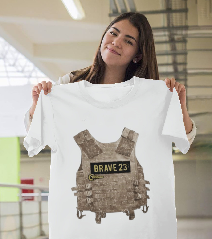 Awesome Camouflage Brave 23 Excellence Tactical Vest T-Shirt