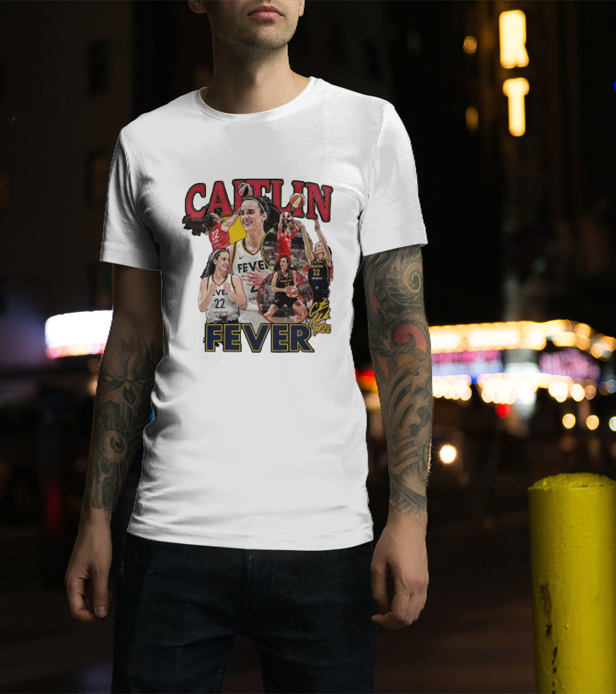 Caitlin Clark 22 Indiana Fever WNBPA T-Shirt