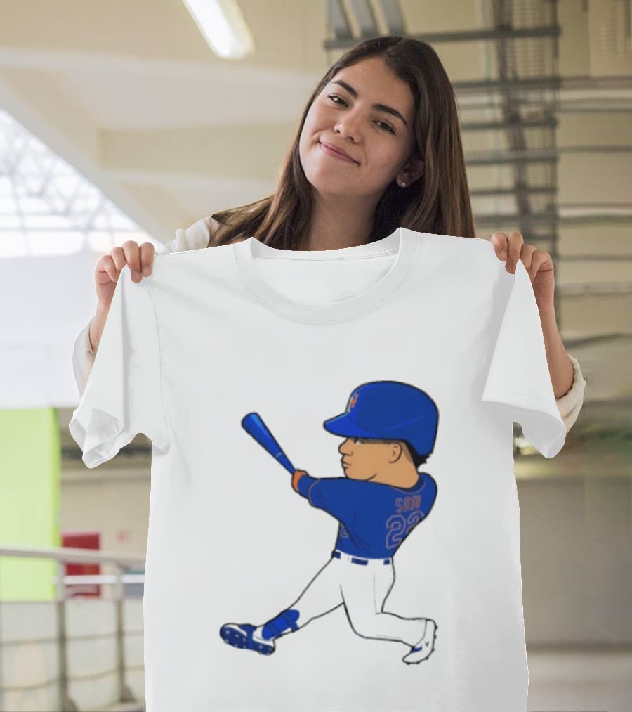 Juan Soto 22 Mets Baseball Swing LGM T-Shirt