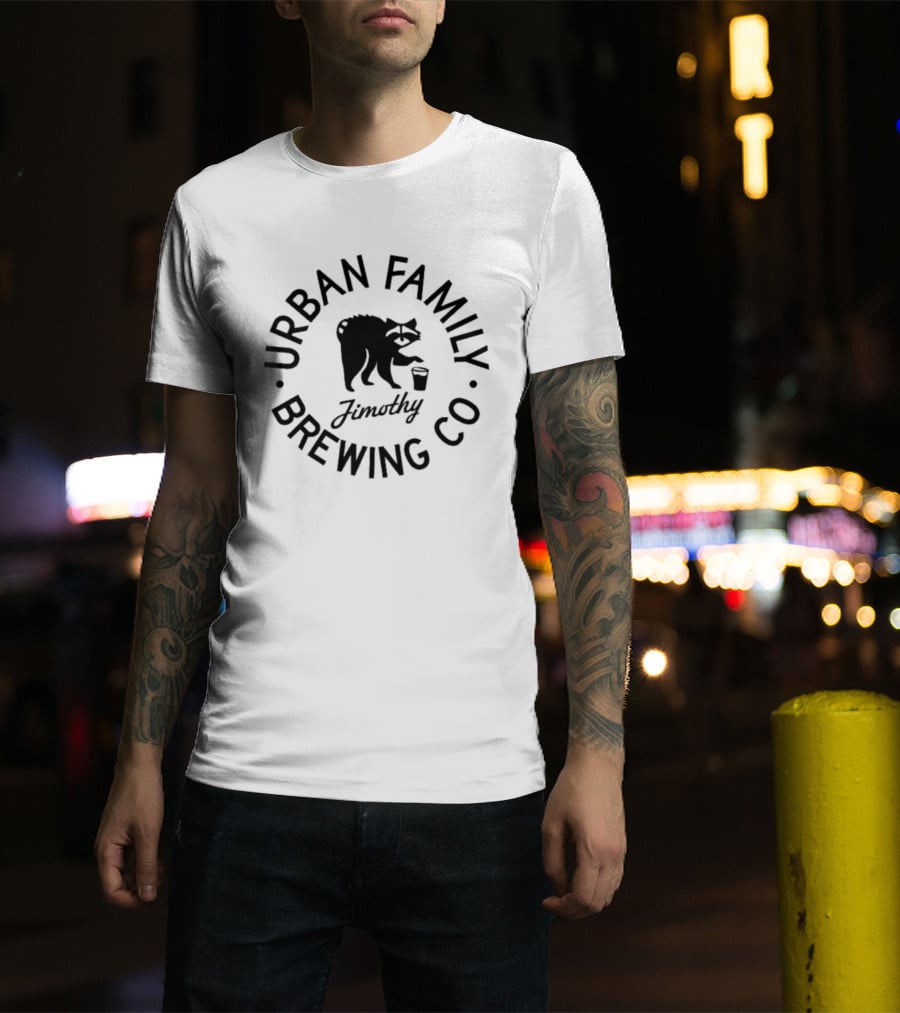 Urban Family Brewing Co Jimothy Raccoon T-Shirt