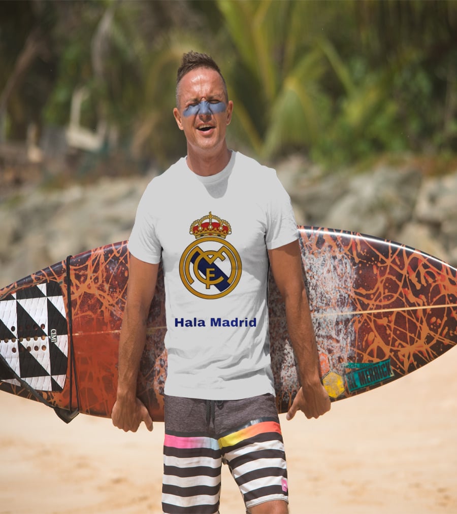 Hala Madrid Real Madrid CF Crest Spain Football Club T-Shirt