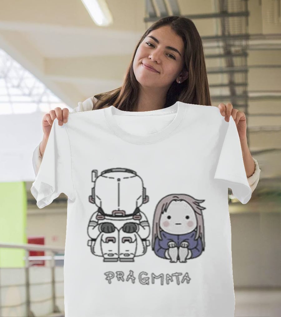 Pragmata Hugh Diana Sitting Together T-Shirt
