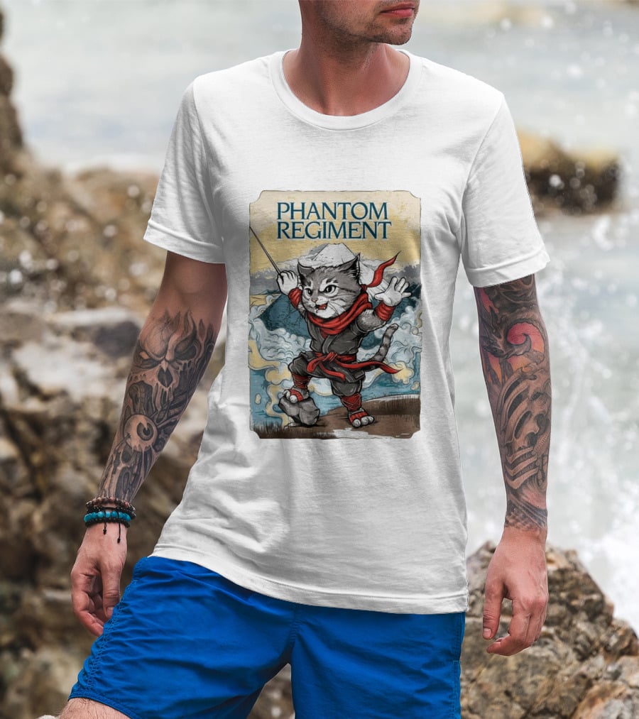 Original Phantom Regiment Conductor Cat Ninja T-Shirt