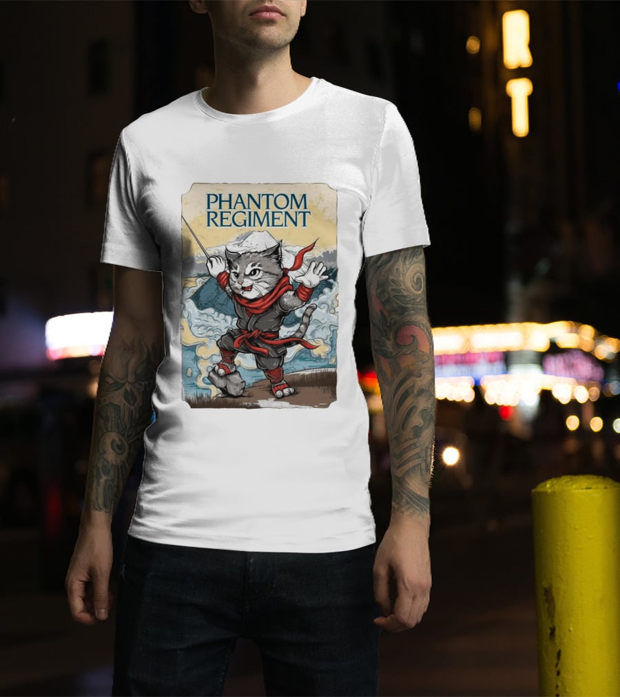 Original Phantom Regiment Conductor Cat Ninja T-Shirt