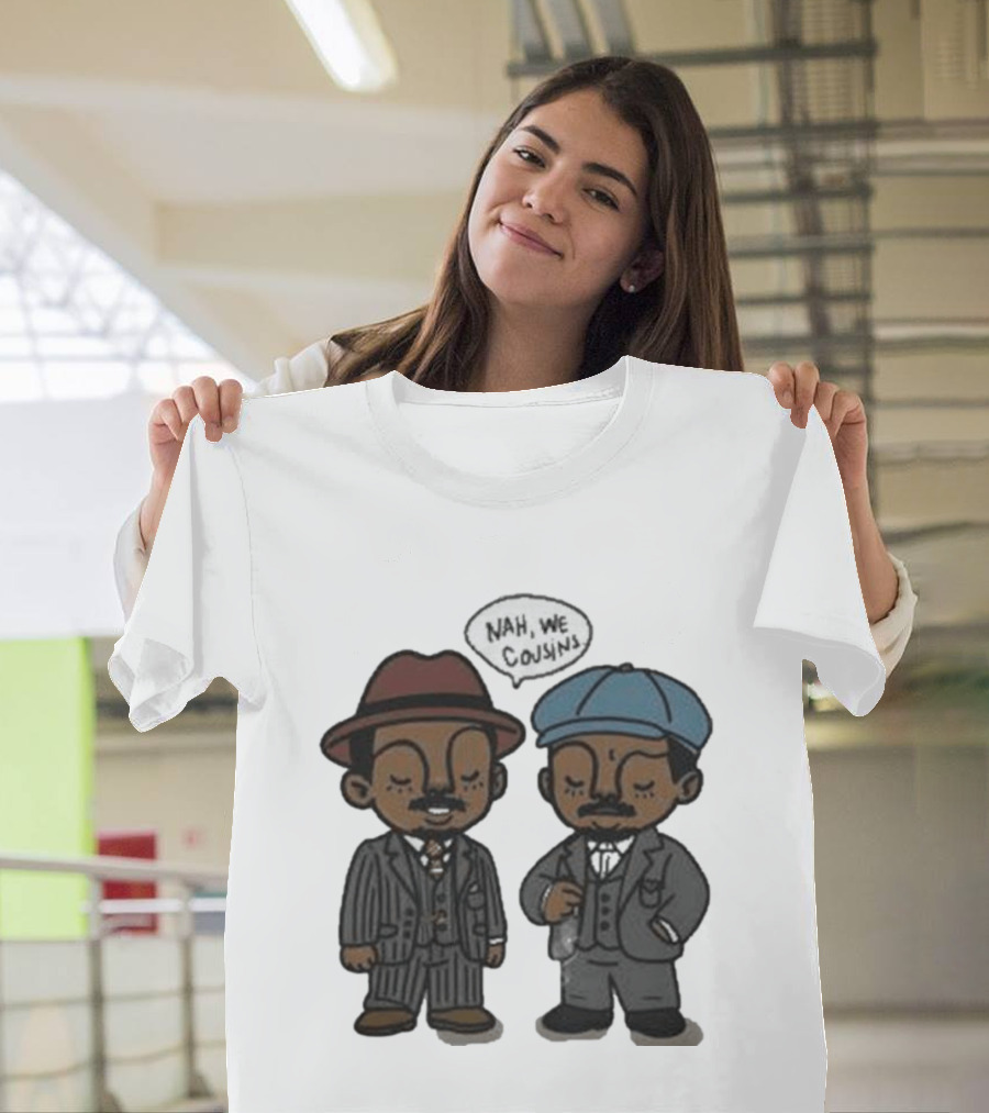 Original Sinners Nah We Cousins 2025 Two Characters In Suits T-Shirt