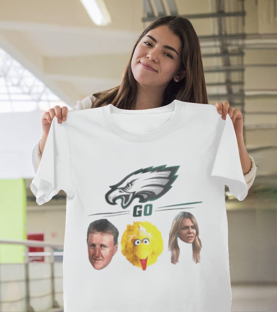 Philadelphia Eagles Go Birds Larry Bird Big Bird The Bird T-Shirt