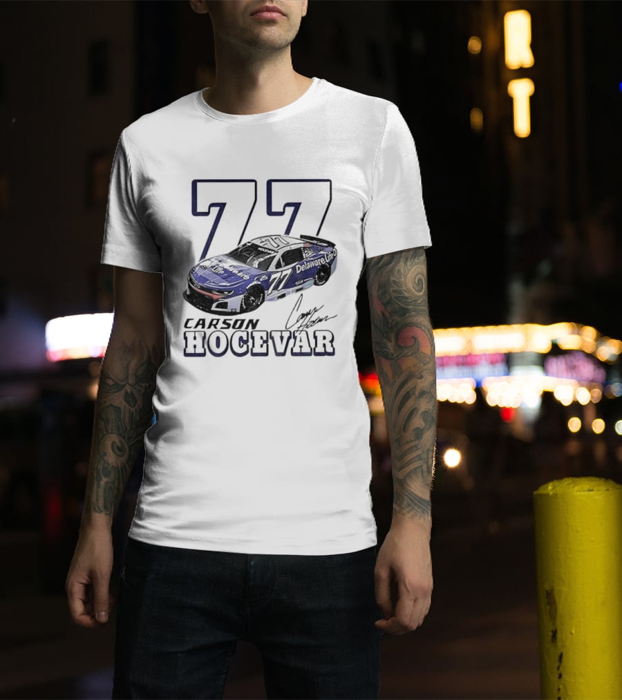 77 Carson Hocevar Nascar Racing Car T-Shirt