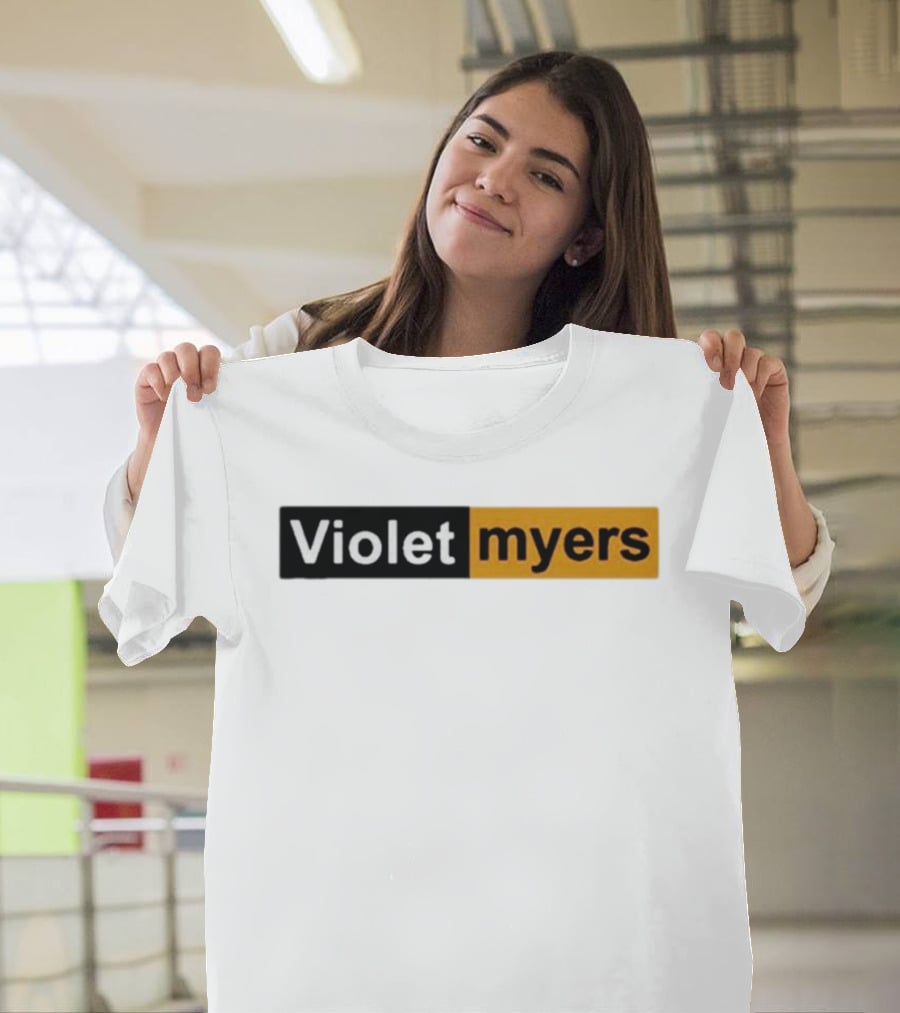 Violet Myers Black And Orange T-Shirt