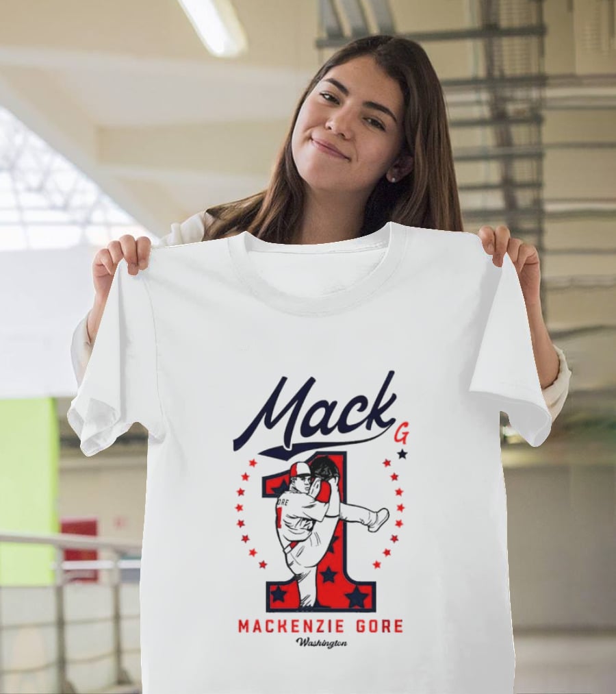 Mack G Washington Nationals Mackenzie Gore Baseball Stars T-Shirt
