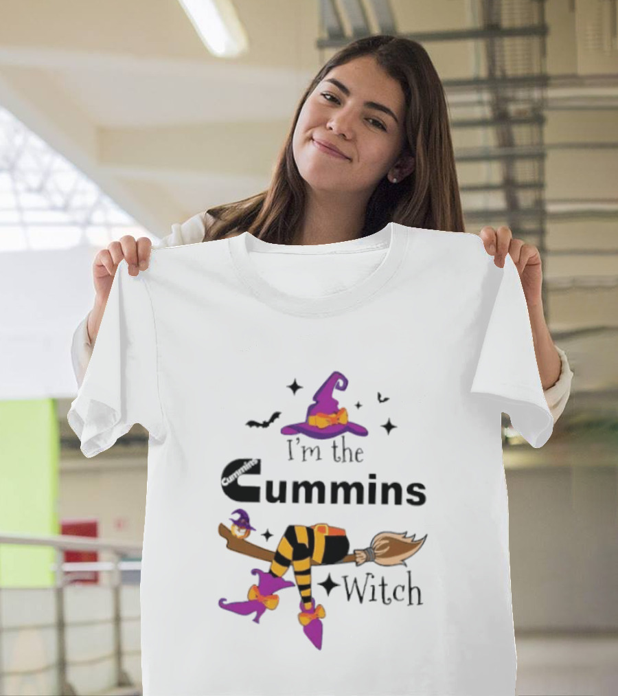 I'm The Cummins Witch Halloween Broomstick Costume T-Shirt