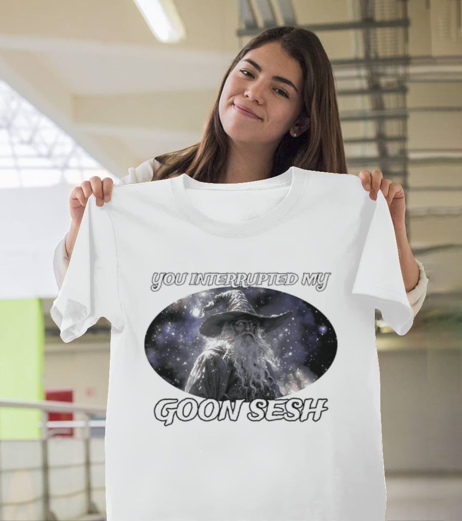 You Interrupted My Goon Sesh Wizard T-Shirt