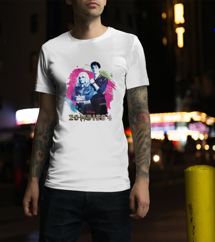 Zed And Addison Disney Zombies 4 Dawn Of The Vampires Movie T-Shirt