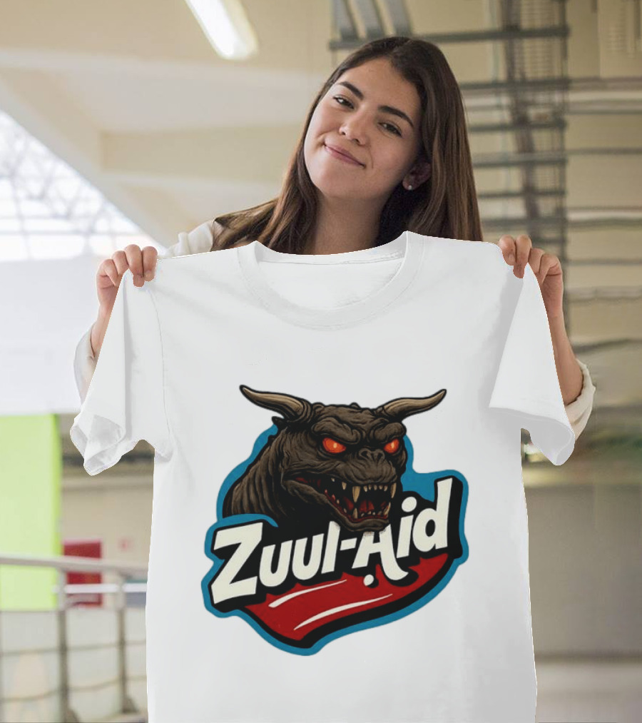 Zuul Aid Ghostbusters Demon Red Eyes Monster T-Shirt
