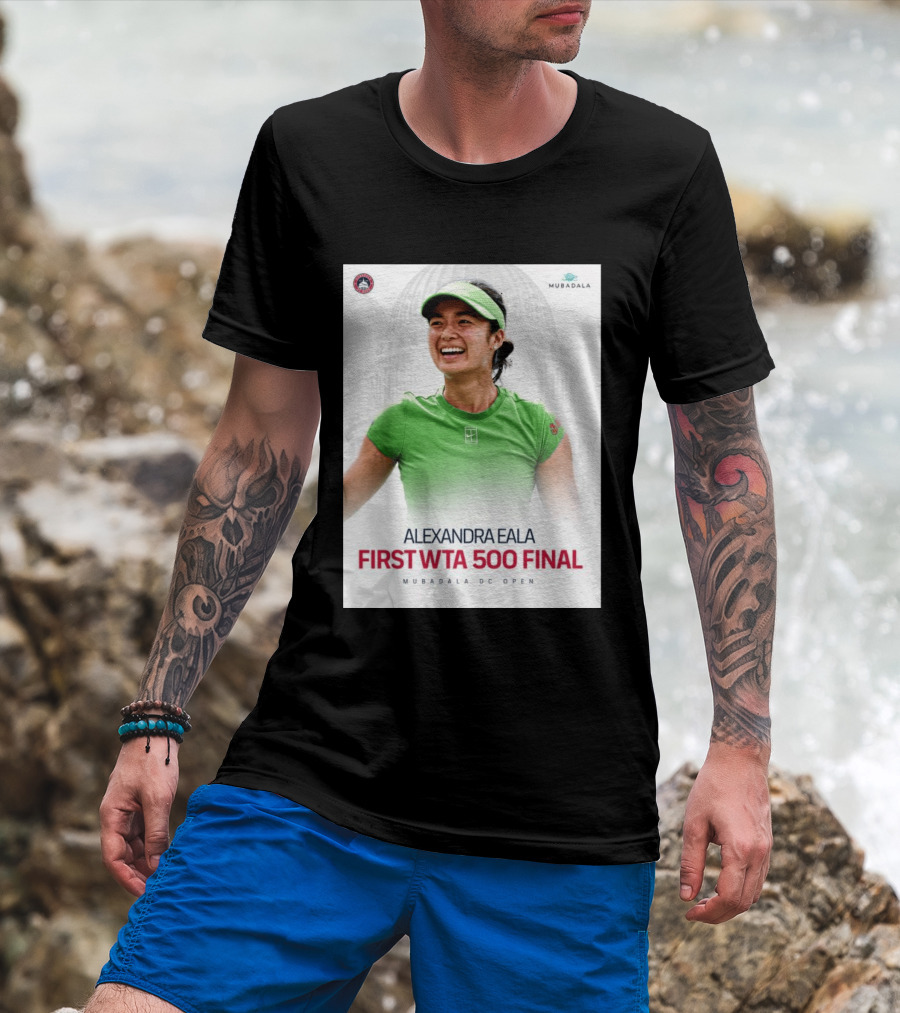 Alexandra Eala First WTA 500 Final Mubadala DC Open Capitol Building T-Shirt