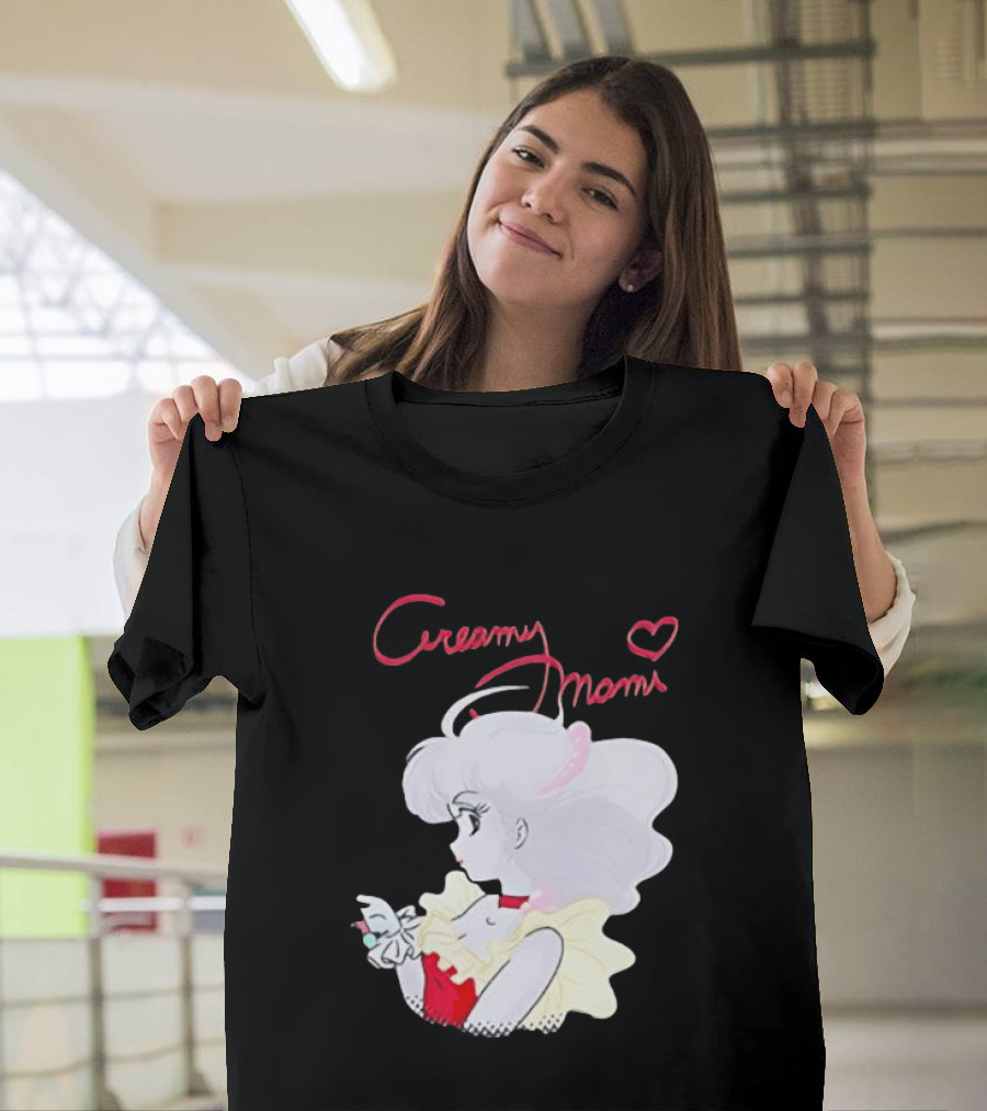 Magical Angel Creamy Mami Anime Character With Heart And Butterfly T-Shirt