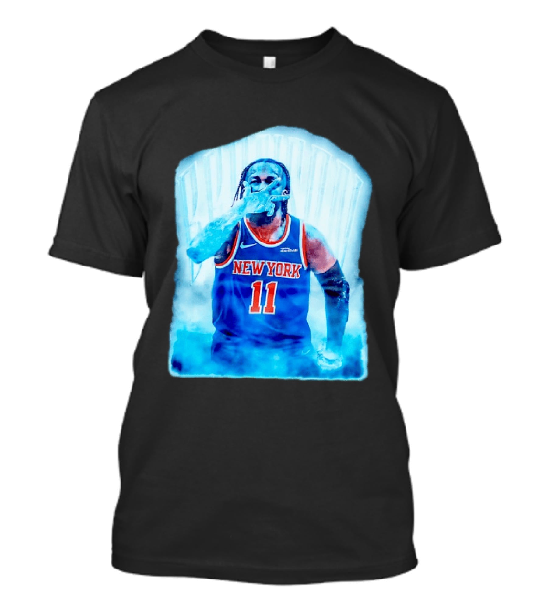 Jalen Brunson New York Knicks Number 11 NBA Basketball Player T-Shirt