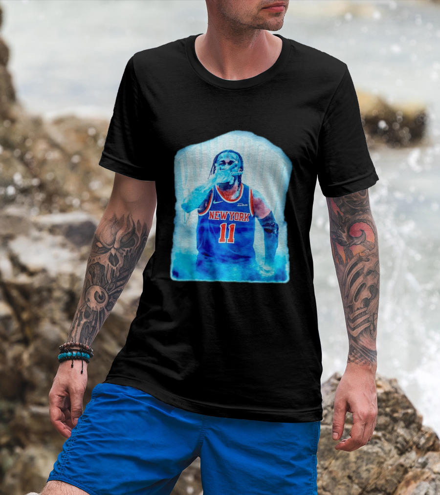 Jalen Brunson New York Knicks Number 11 NBA Basketball Player T-Shirt