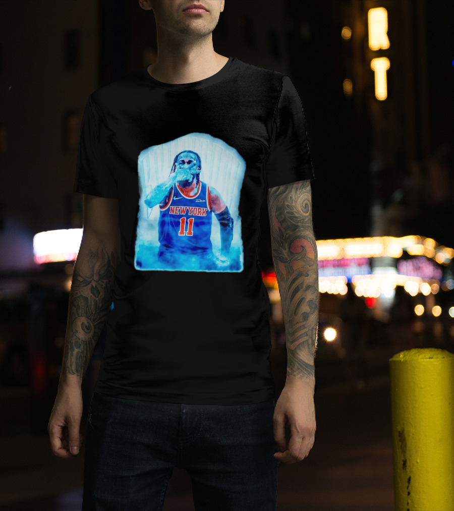 Jalen Brunson New York Knicks Number 11 NBA Basketball Player T-Shirt