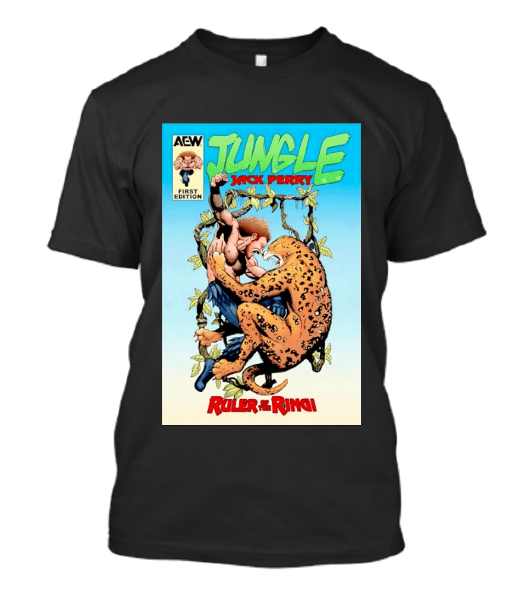 AEW Jungle Jack Perry First Edition Ruler Of The Ring T-Shirt