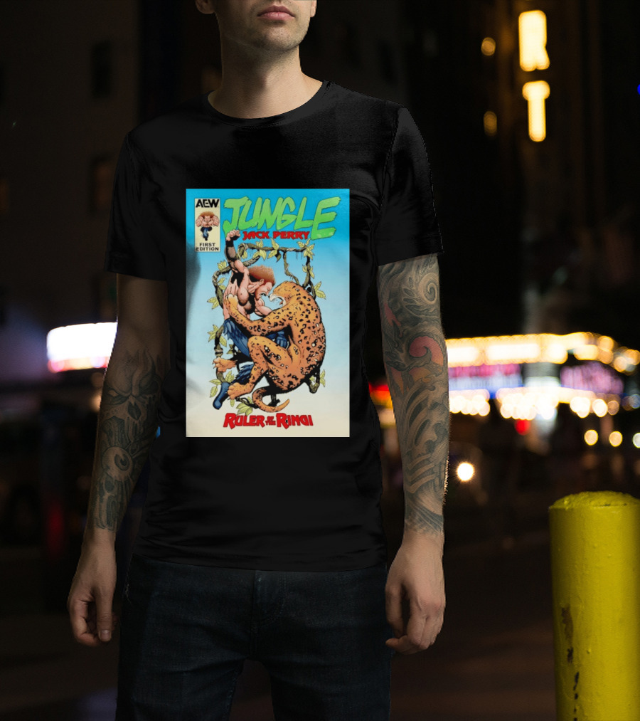 AEW Jungle Jack Perry First Edition Ruler Of The Ring T-Shirt