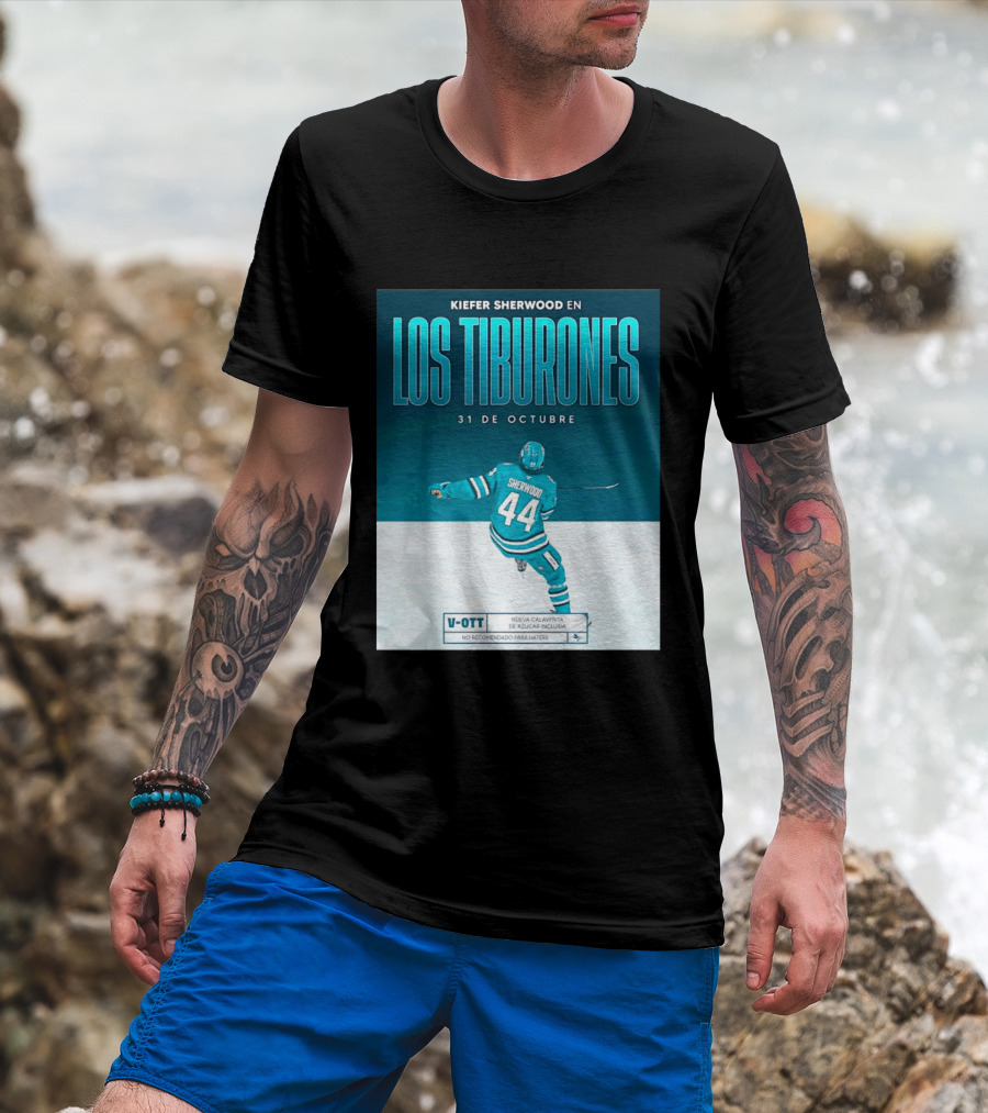 Kiefer Sherwood En Los Tiburones 31 De Octubre V OTT Nueva Calaverita De Azúcar Incluida T-Shirt