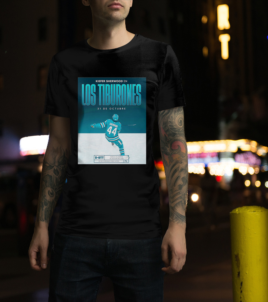 Kiefer Sherwood En Los Tiburones 31 De Octubre V OTT Nueva Calaverita De Azúcar Incluida T-Shirt