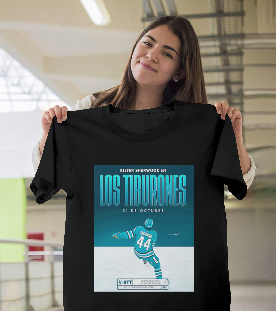 Kiefer Sherwood En Los Tiburones 31 De Octubre V OTT Nueva Calaverita De Azúcar Incluida T-Shirt