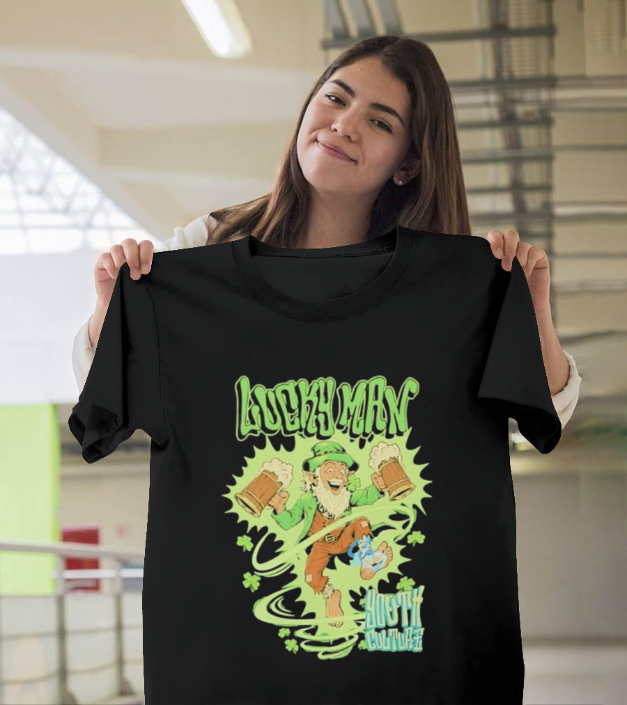 Lucky Man Leprechaun Youth Culture More Than Movement St Patricks Day T-Shirt
