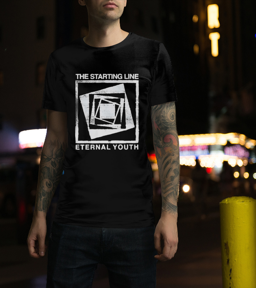 The Starting Line Eternal Youth Pop Punk Spiral Squares T-Shirt