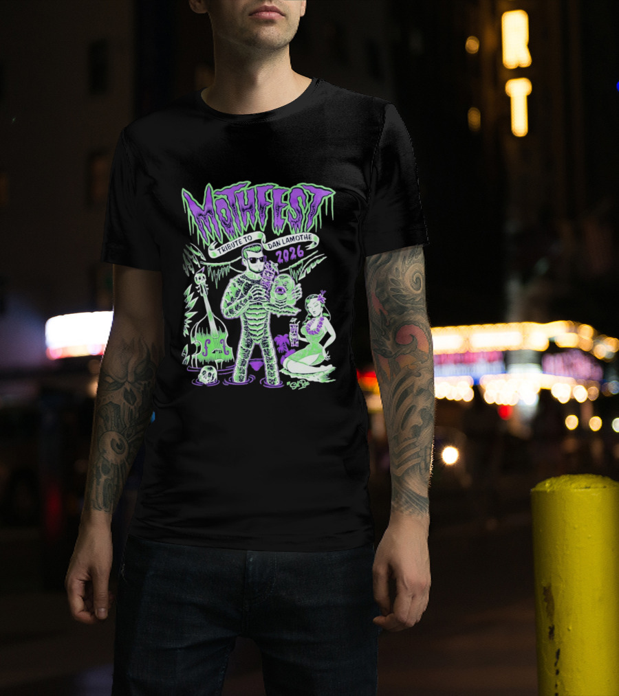 Mothfest Tribute To Dan Lamothe 2026 Creature T-Shirt