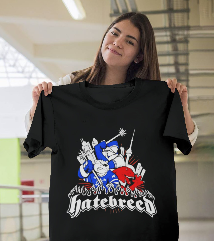 Hatebreed Toronto Maple Leafs Raptors CN Tower Hardcore Mashup T-Shirt