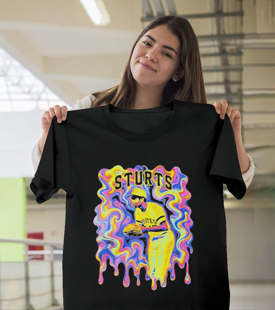 Sturts Willie Stargell Pittsburgh Pirates Psychedelic T-Shirt