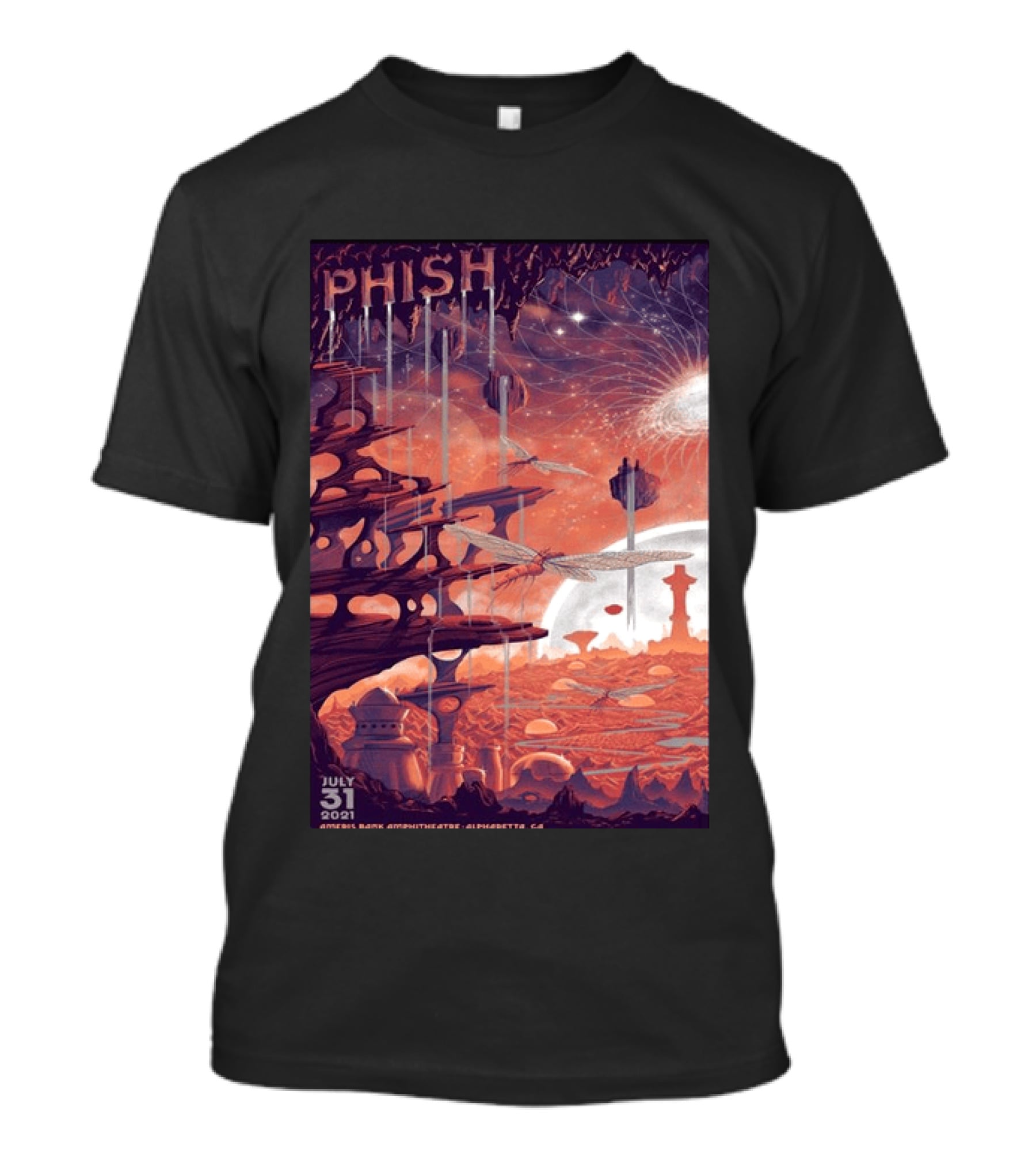 Phish Concert Alpharetta GA July 31 2021 T-Shirt