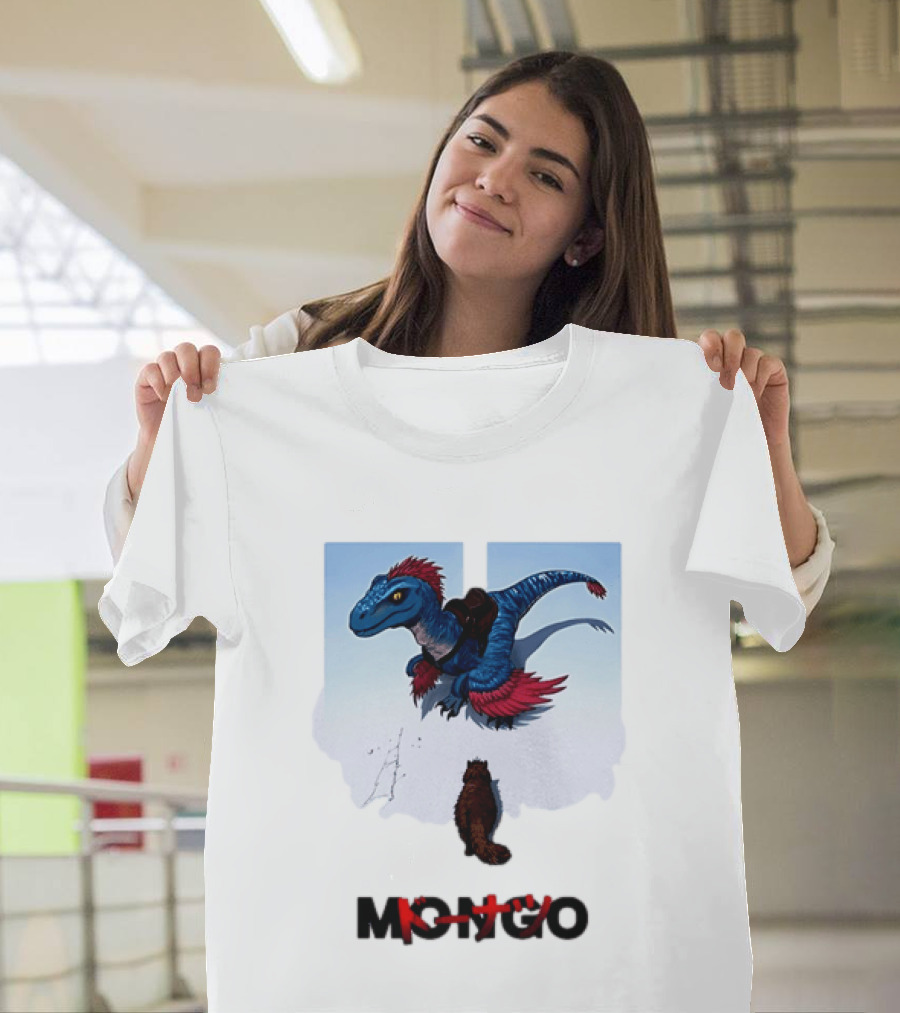 Mongo Raptor Cat Donatsu By U Mashermello Dinosaur T-Shirt