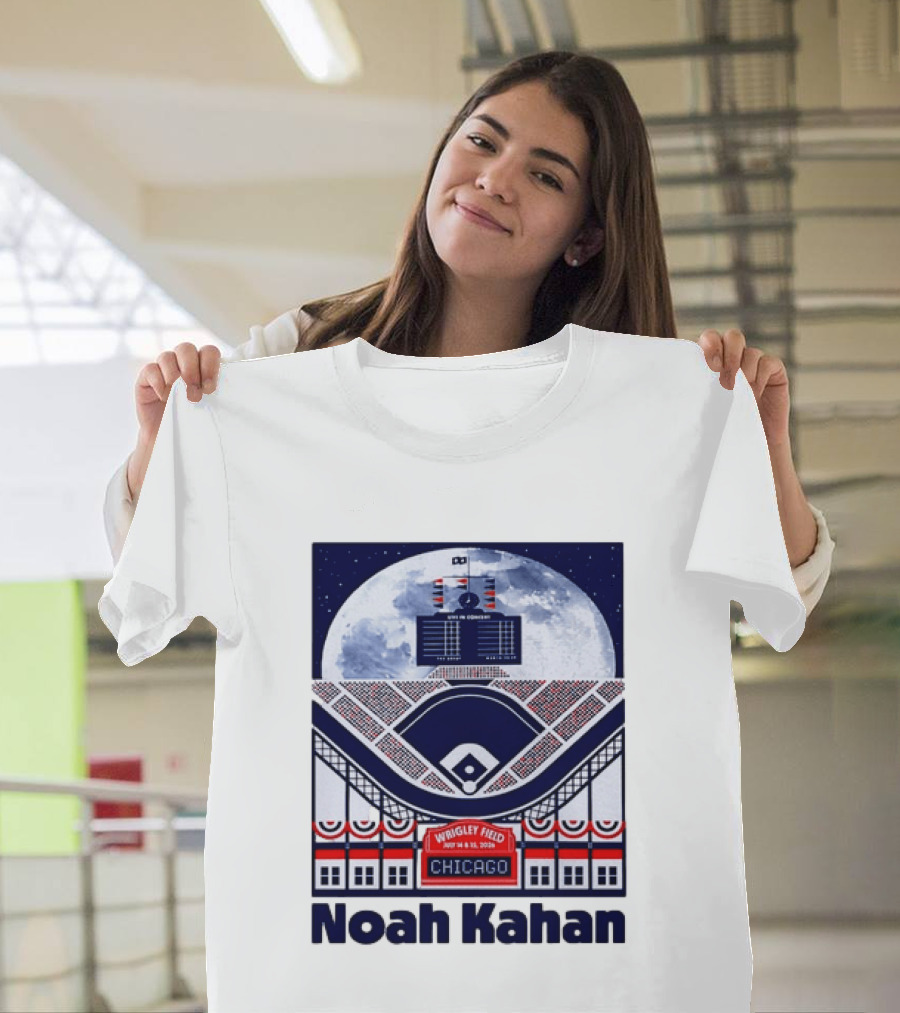 Noah Kahan Live In Concert Wrigley Field July 14 15 2023 Chicago T-Shirt