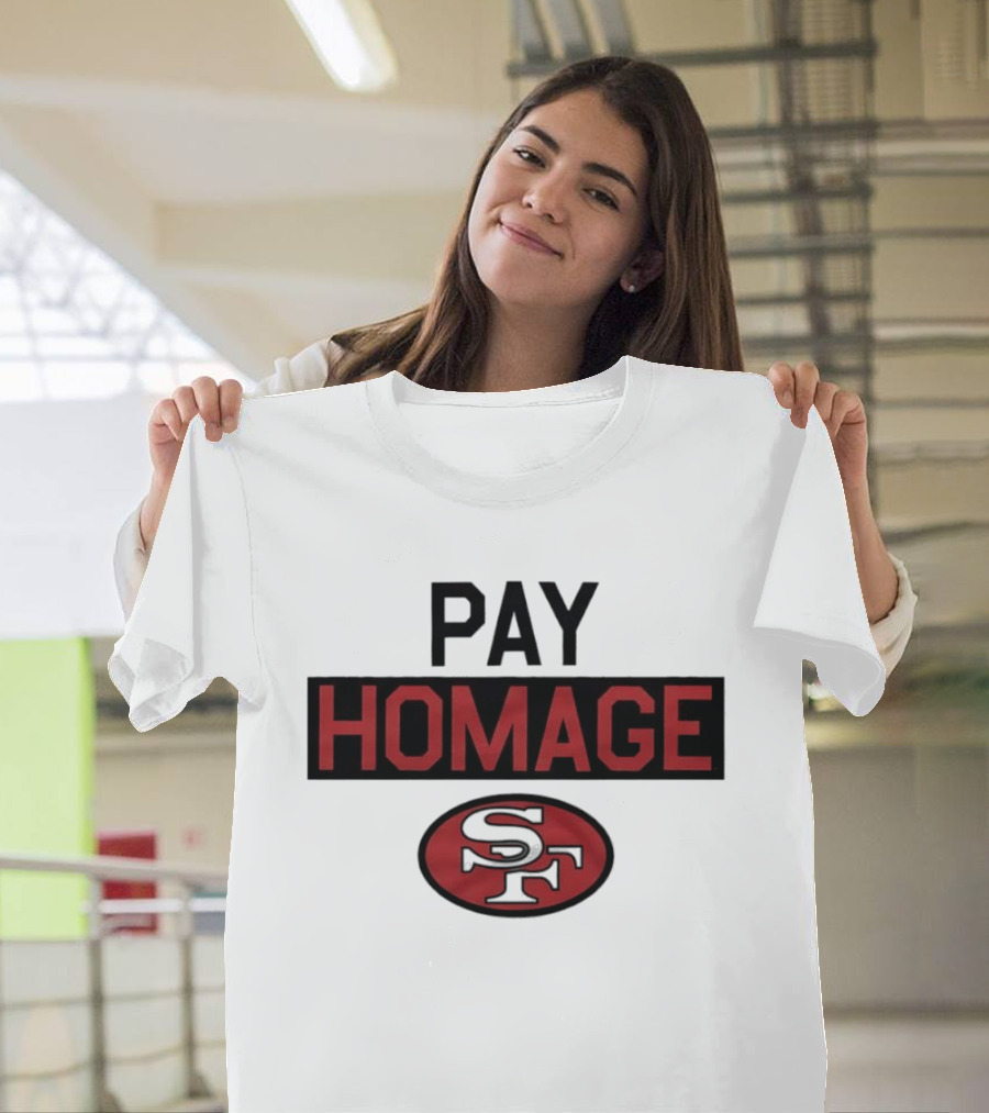 San Francisco 49ers Pay Homage SF Football T-Shirt