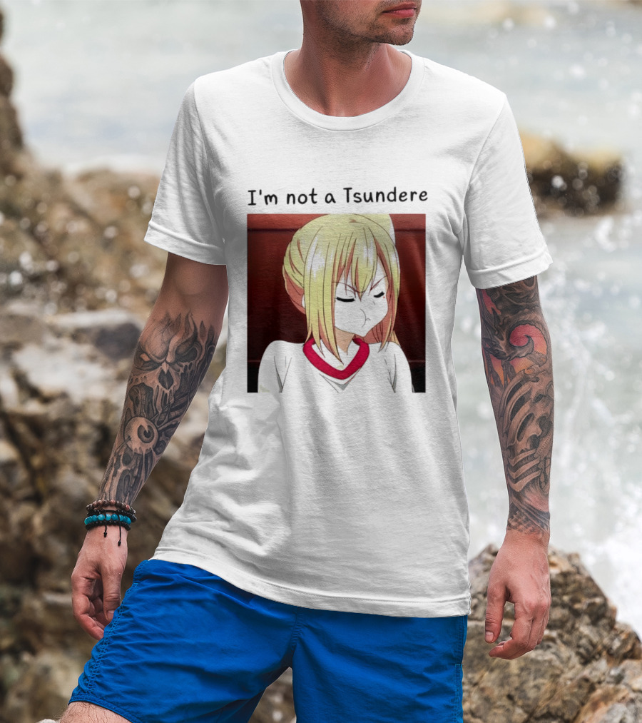I'm Not A Tsundere Mai Kawakami Anime Character Expression T-Shirt