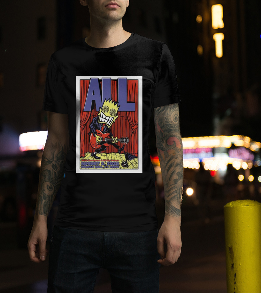 ALL Band August 21 2026 Delmar Hall St Louis With Snodgrass And All My Senses T-Shirt