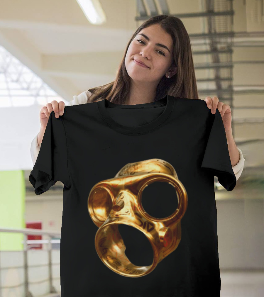 Sid The 3Rd Shop Store Gold Mask Ring T-Shirt
