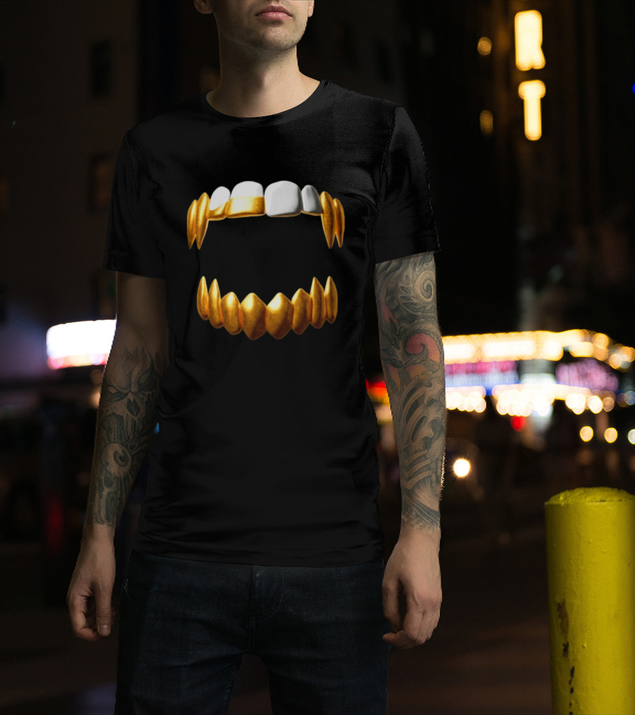 Sid The 3Rd Shop Store Gold Teeth Grillz T-Shirt