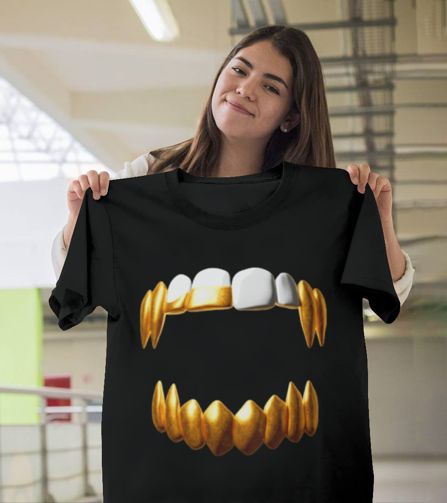 Sid The 3Rd Shop Store Gold Teeth Grillz T-Shirt