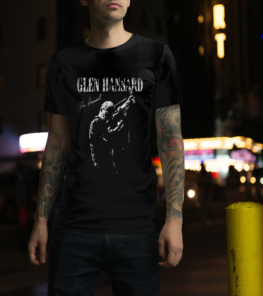 Glen Hansard Folk Rock Singer Songwriter Signature T-Shirt