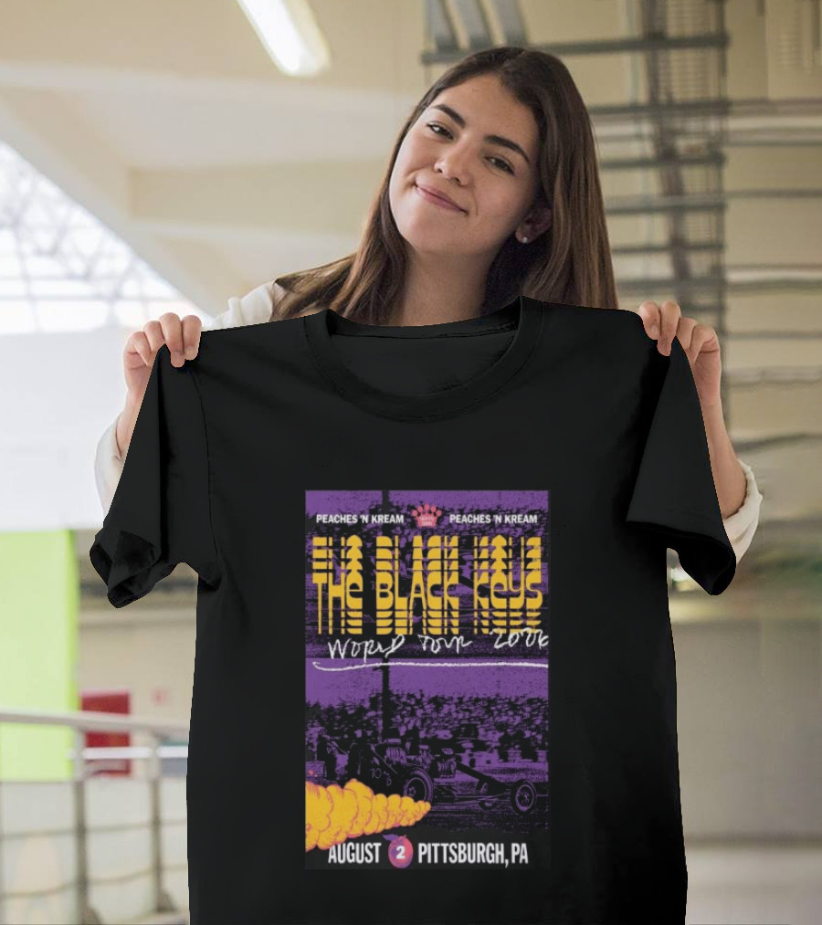 The Black Keys World Tour 2026 Peaches 'N Kream August Pittsburgh PA T-Shirt